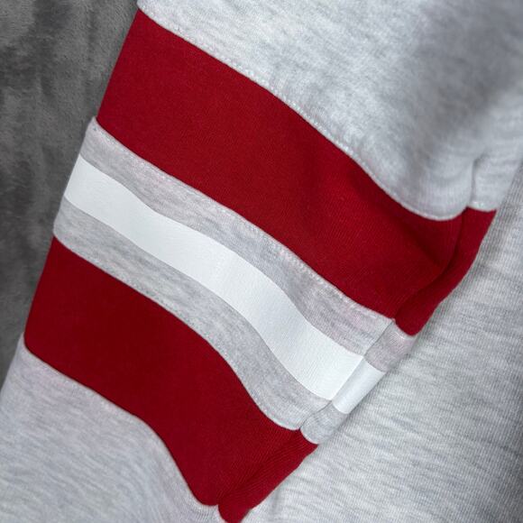 Superdry True JPN Crewneck Sweatshirt Gray Red White Size US 8 (EU 40) - Picture 10 of 10
